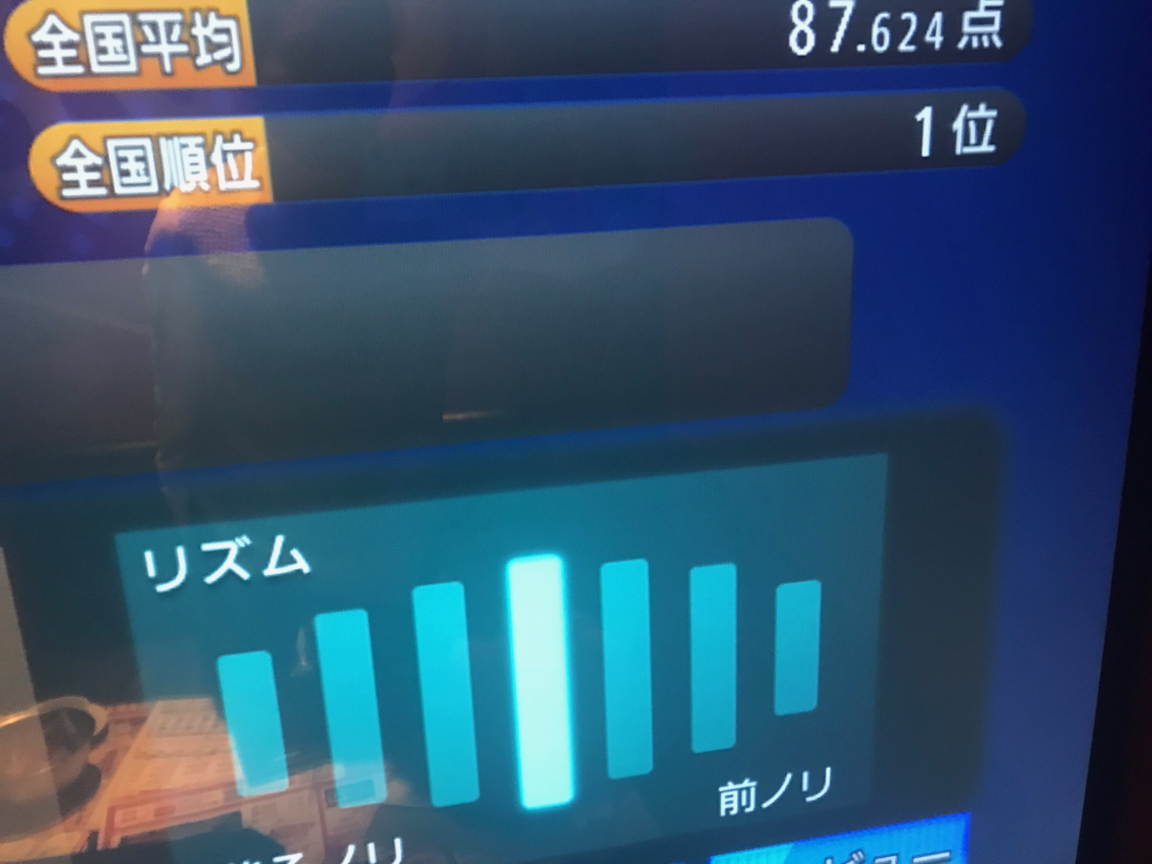 カラオケ採点結果